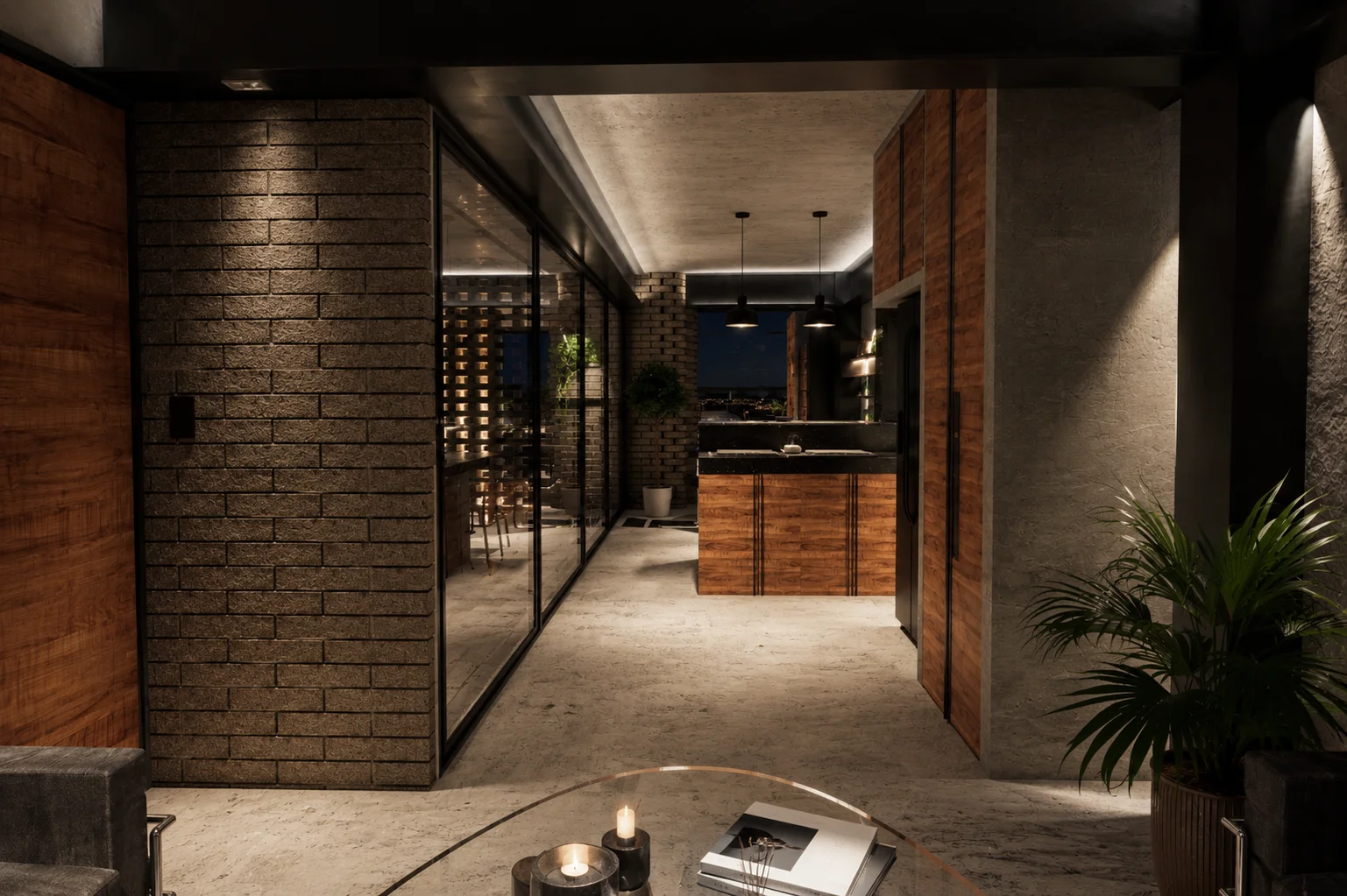 Tipología A · render interior