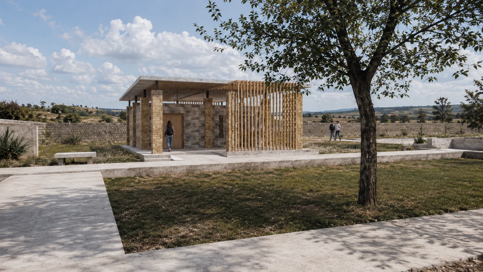 Render del lugar · Cooperativa